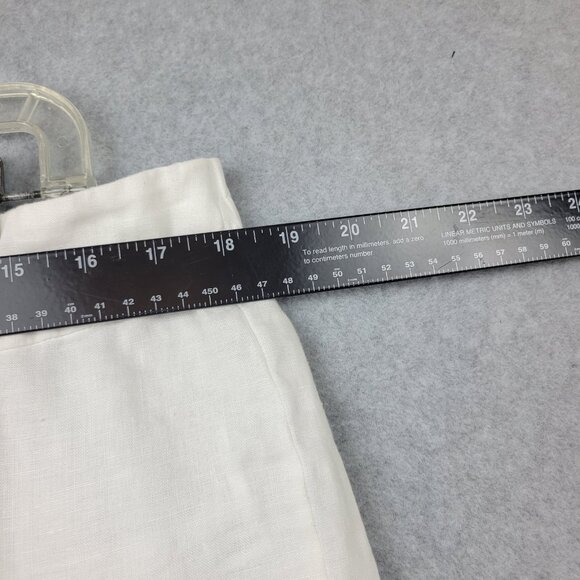 Eileen Fisher Cream Ankle Pants - Picture 5 of 8